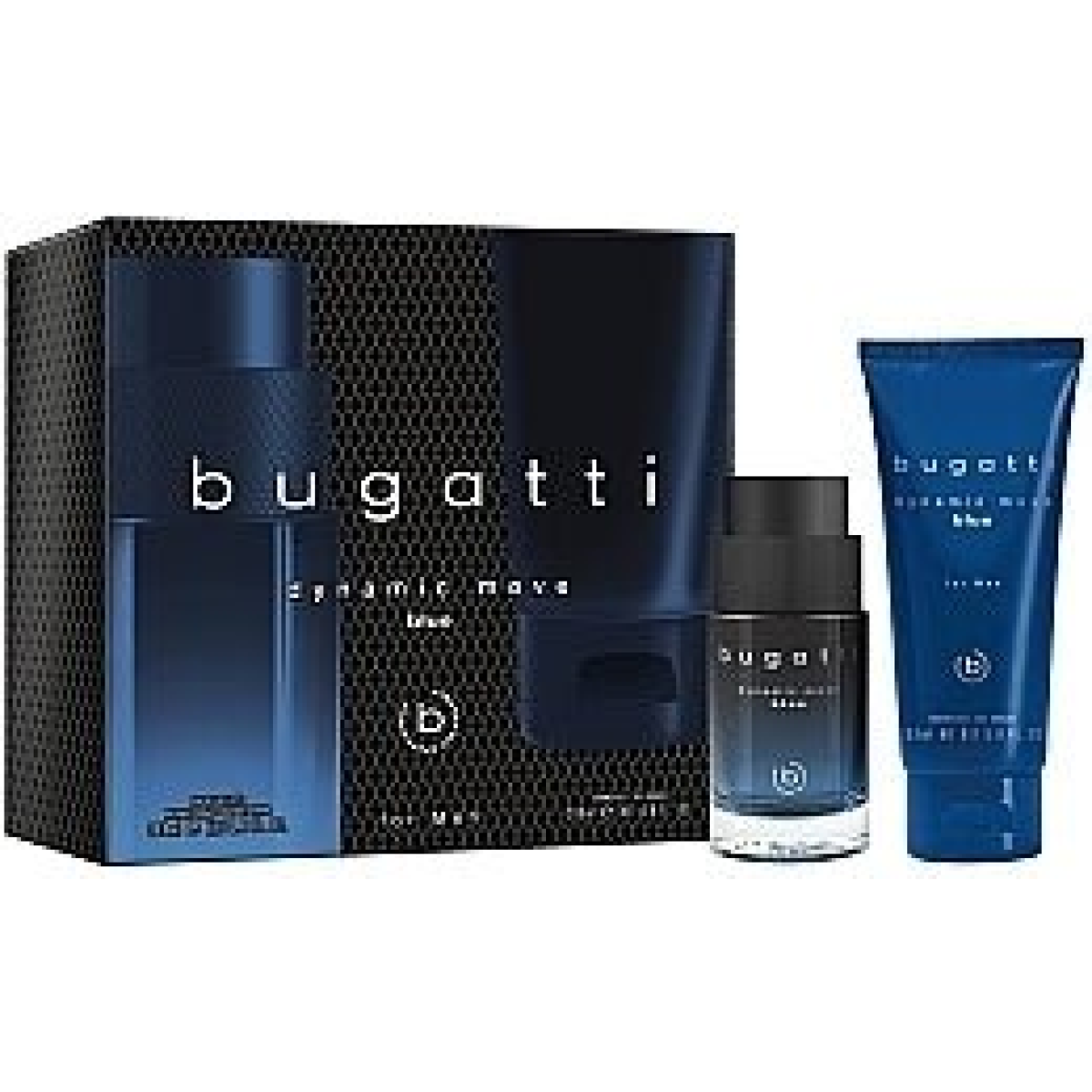 Bugatti Dynamic Move Blue Men Gift Set: 100ml EDT + 200ml Shower Gel (HTML)