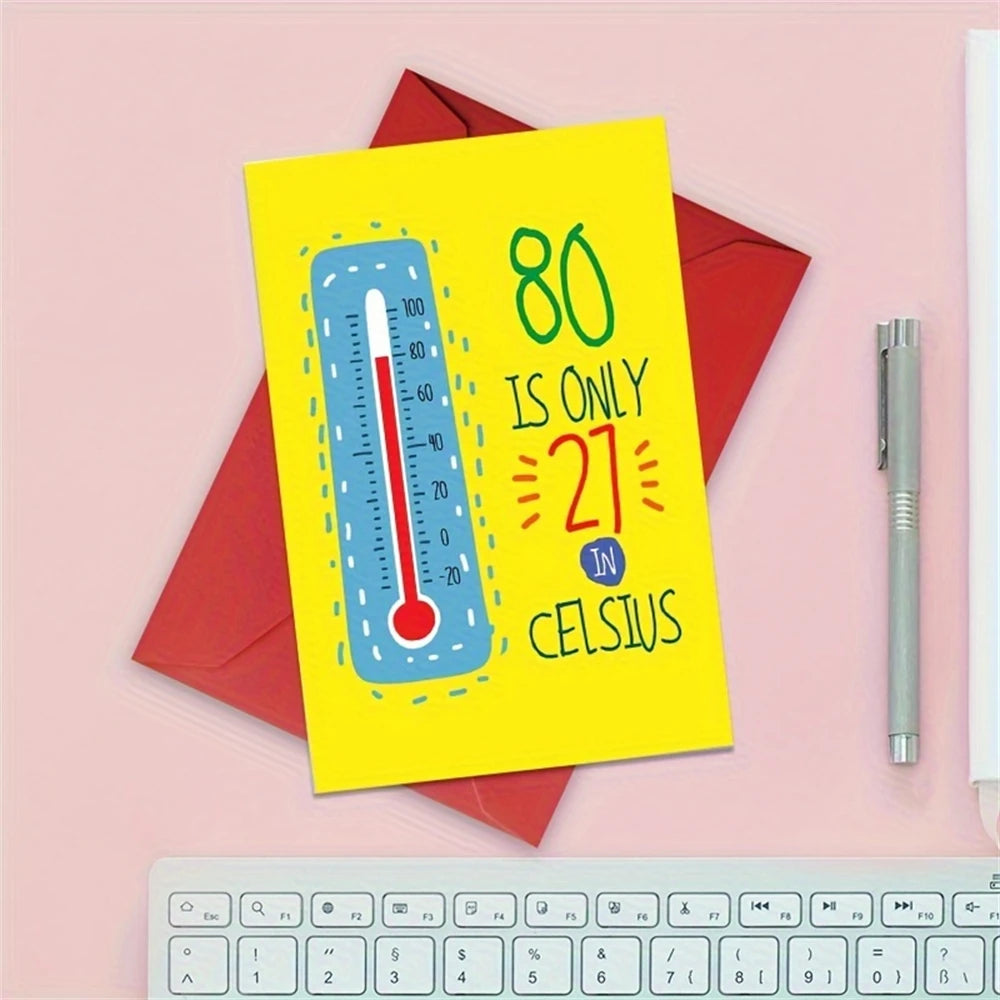 Folding Type Paper Card Set with Envelope - Perfect for All Occasions