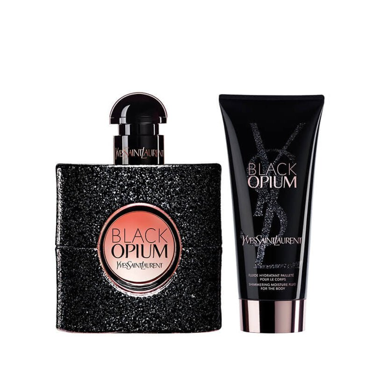YSL Black Opium Gift Set: Eau De Parfum 50ml & Body Lotion 50ml (HTML)