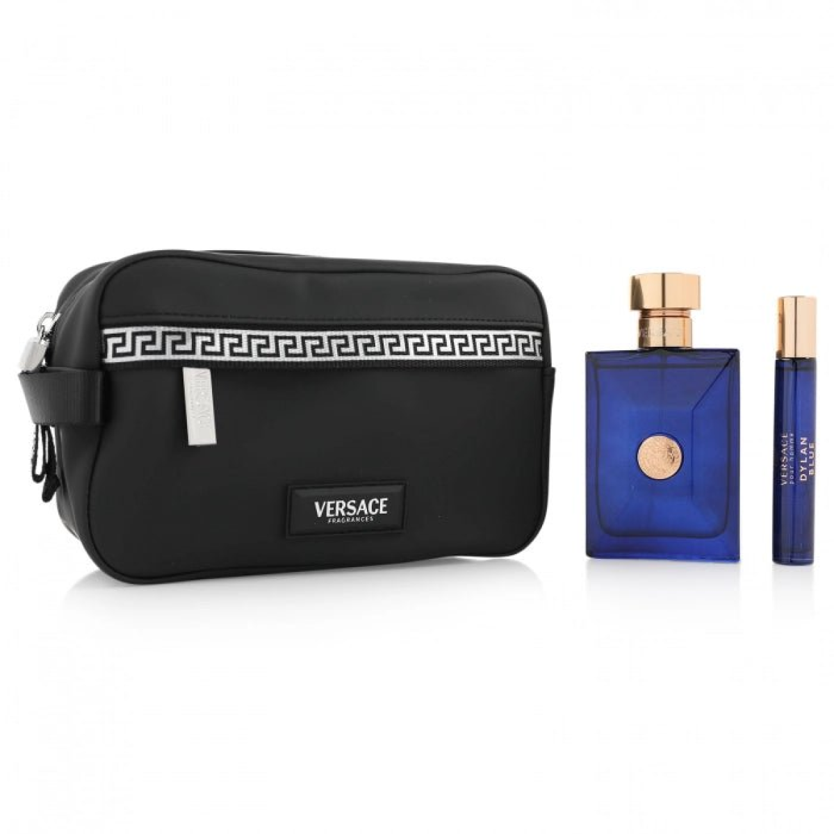 Versace Dylan Blue Gift Set: 100ml EDT + 10ml EDT + Travel Bag (HTML)