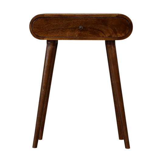 Artisan Furniture Solid Wood Chestnut London Mini Chestnut Console,  1 Drawer,  Brown