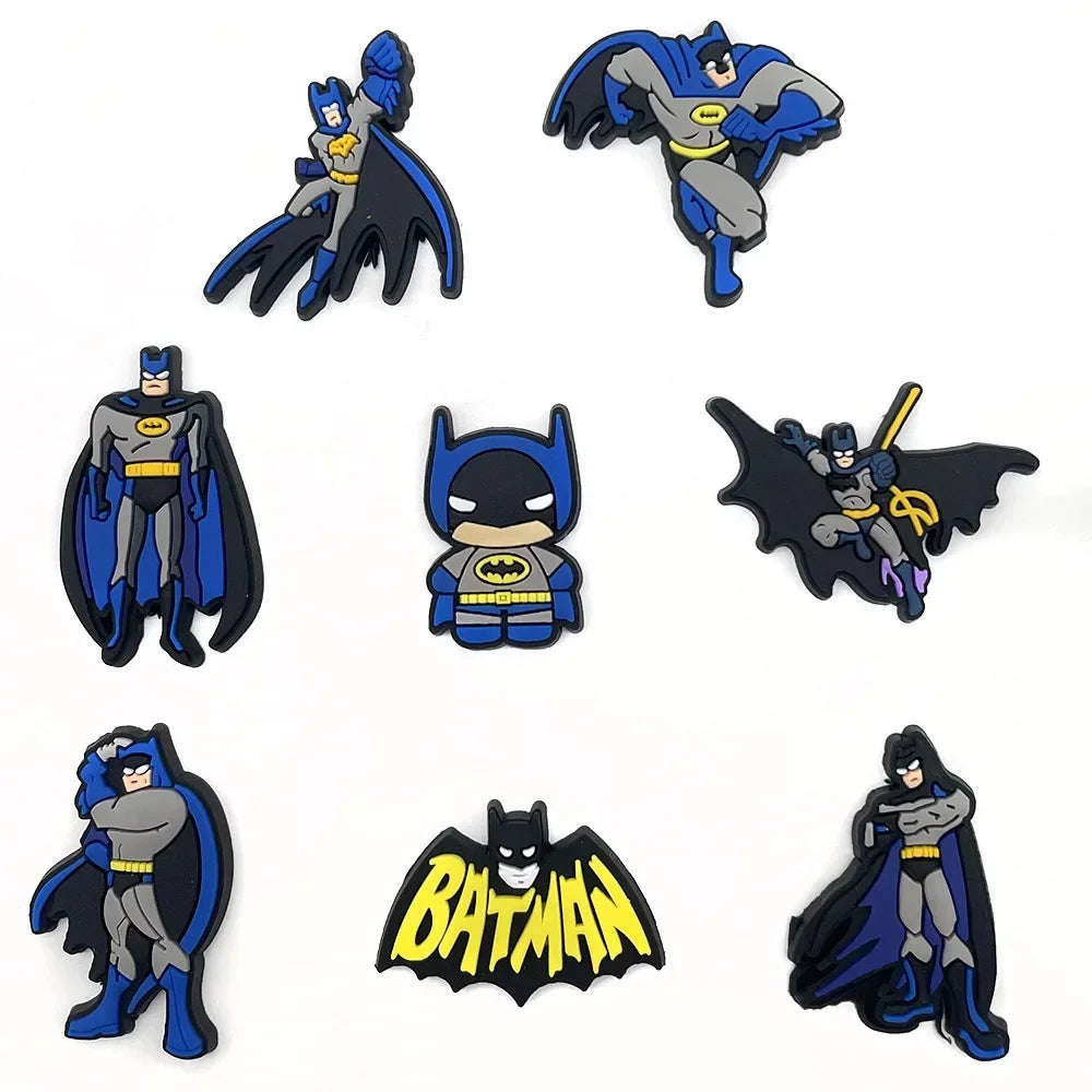 Hot Toys Batman Charms - Fun PVC Shoe Accessories for Customisation
