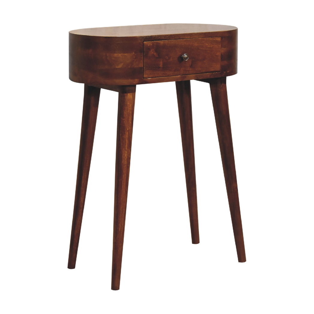Artisan Furniture Solid Wood Mini Albion Chestnut Console, Brown