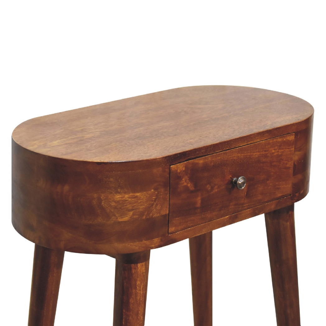 Artisan Furniture Solid Wood Mini Albion Chestnut Console, Brown