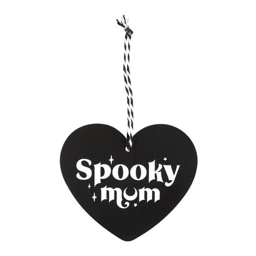 (C) Spooky Mum Hanging Heart Sign