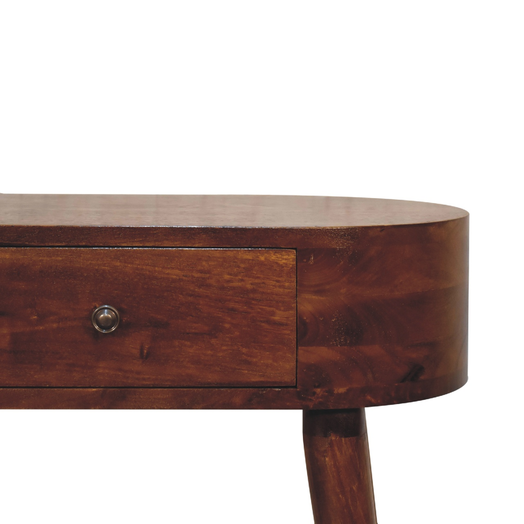 Artisan Furniture Solid Wood Mini Albion Chestnut Console, Brown