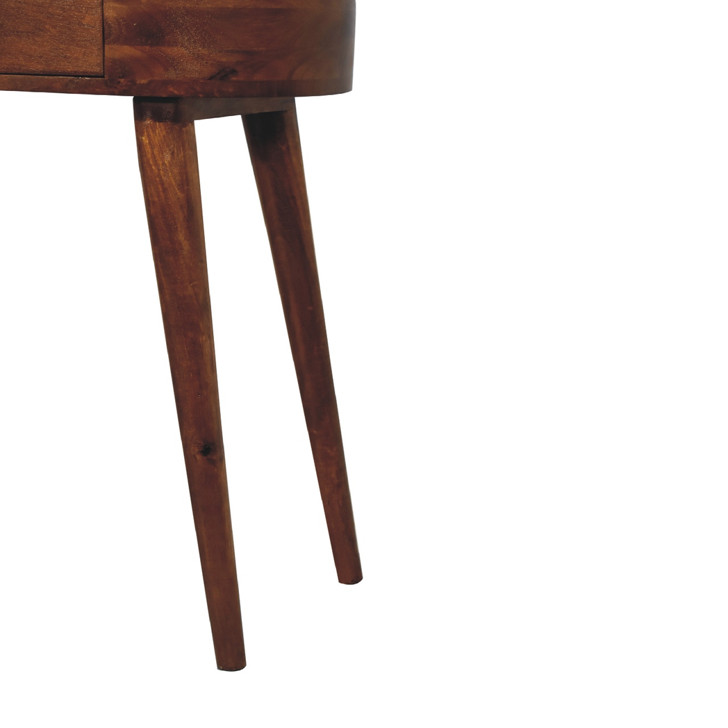 Artisan Furniture Solid Wood Mini Albion Chestnut Console, Brown