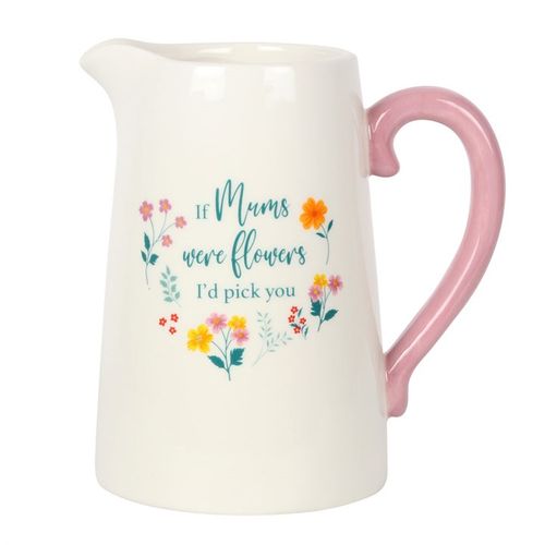 (C) If Mums Were Flowers Ceramic Flower Jug