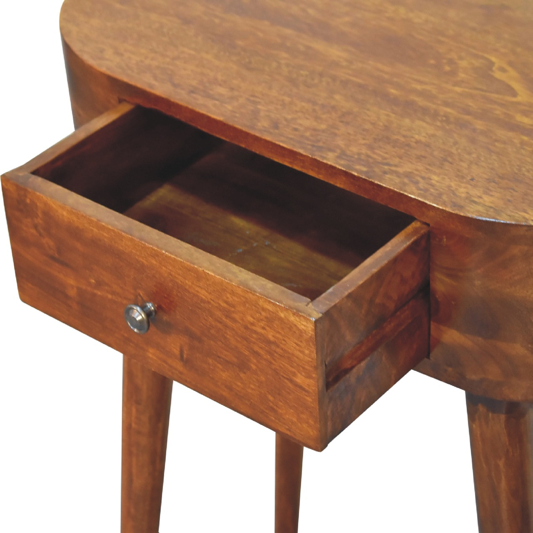 Artisan Furniture Solid Wood Mini Albion Chestnut Console, Brown