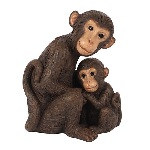 (C) Monkey Mother and Baby Ornament