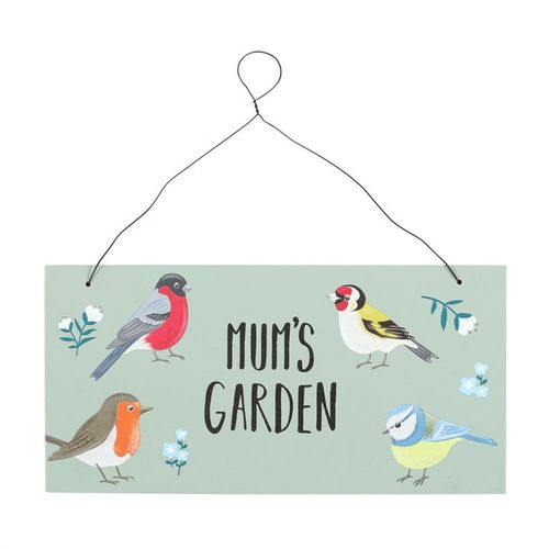(C) Mum's Garden British Garden Birds Sign