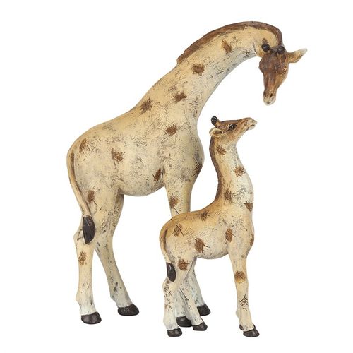 (C) Stand Tall Giraffe Mother and Baby Ornament