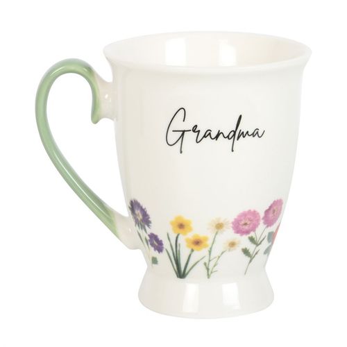 (C) Grandma Wildflower Pedestal Mug
